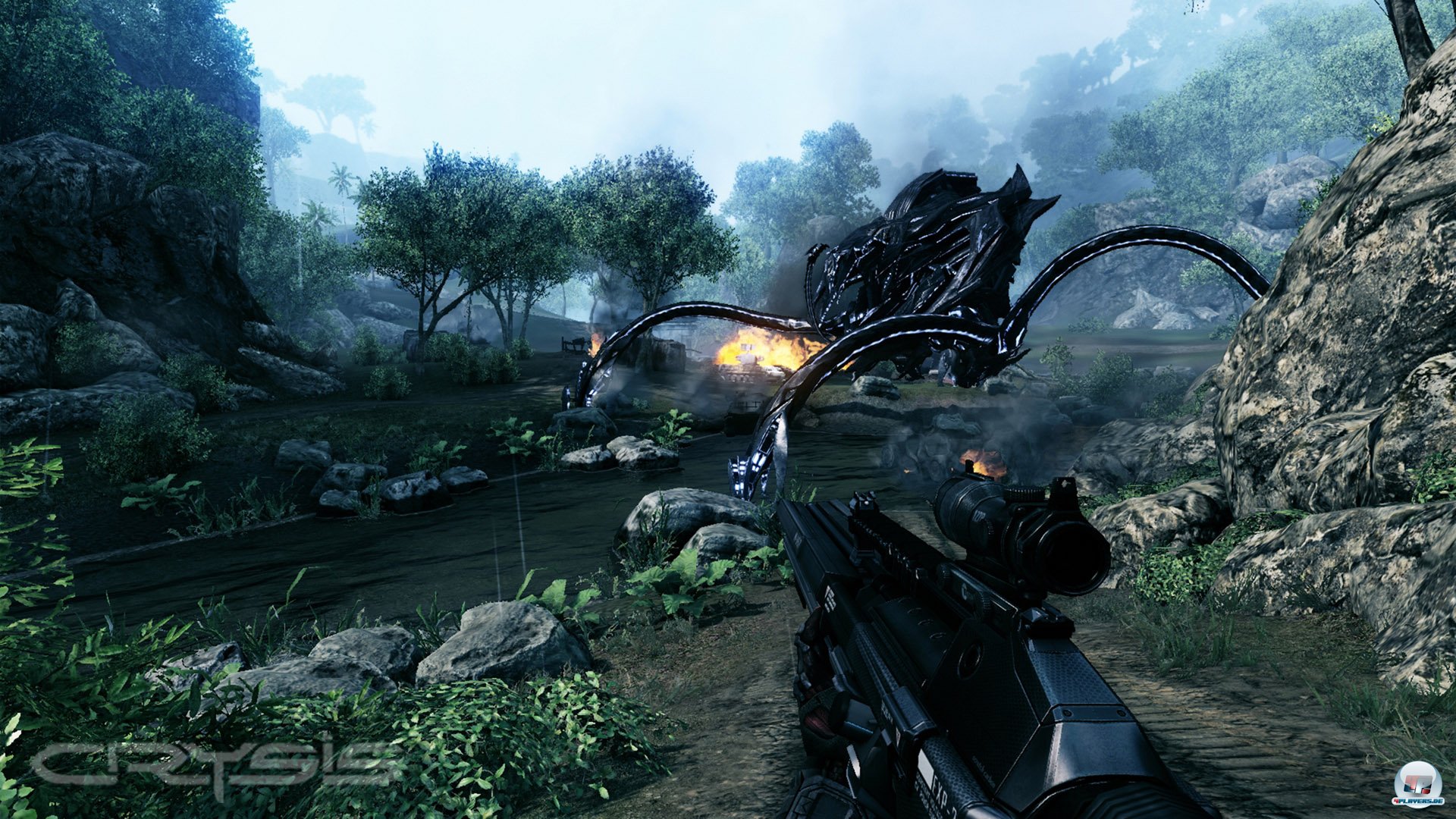 Die KI leistet gute Arbeit - Crysis ist ein herausfordernders Spiel.