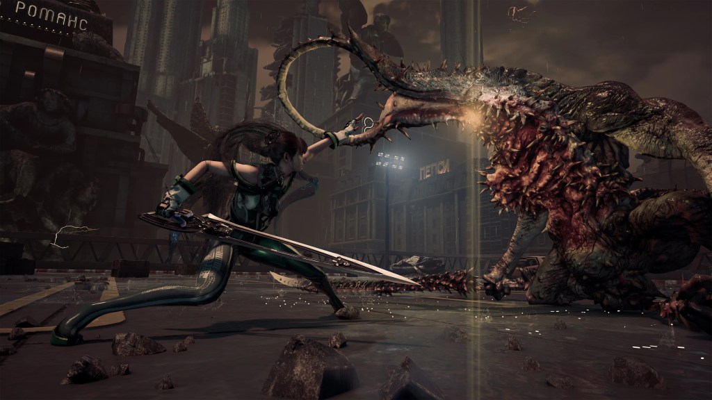 Ein Screenshot aus Stellar Blade.