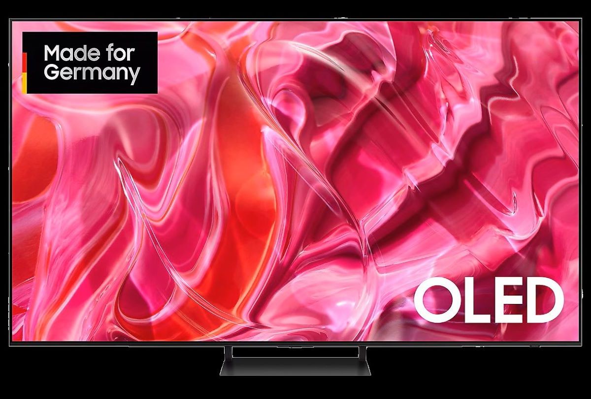 Ein Samsung OLED Fernseher mit 4K und 65 Zoll.