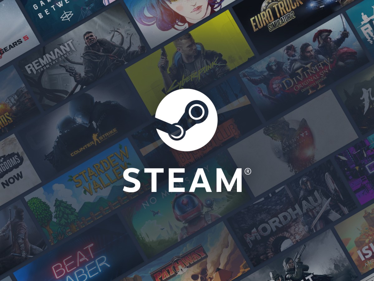 Logo der Downloadplattform Steam.