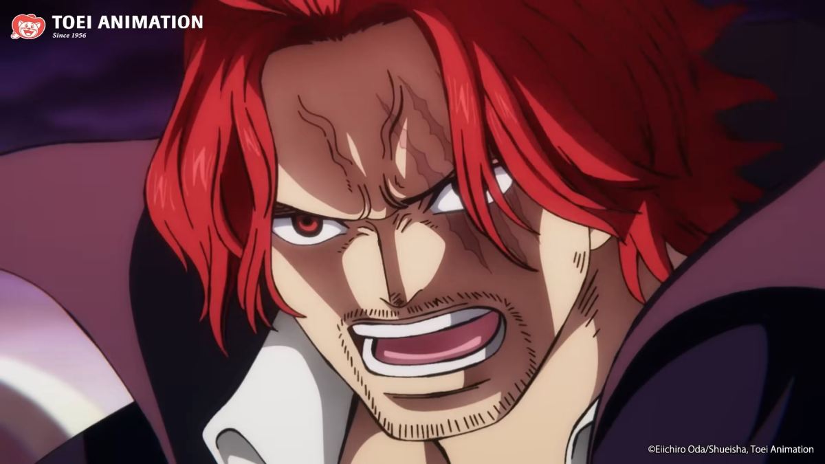 Ein wütender Shanks aus One Piece