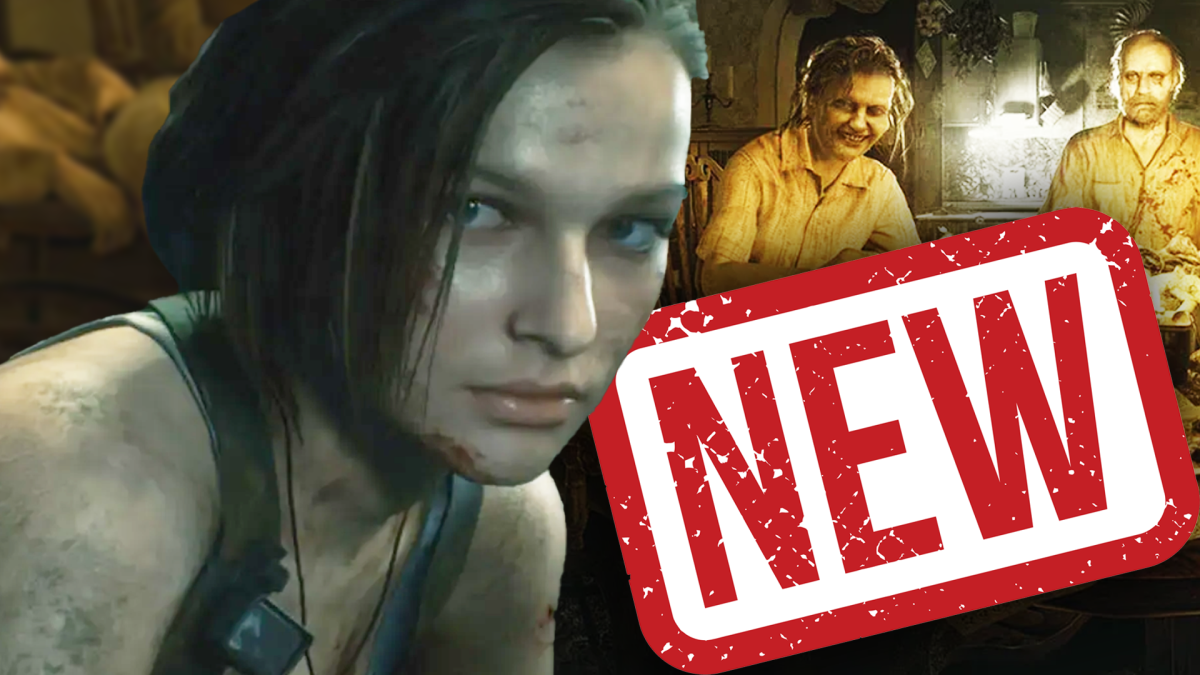 Eine Bildmontage, die Jill Valentine aus Resident Evil 3 Remake zeigt - und einen Teil der Baker-Familie aus Resident Evil 7.