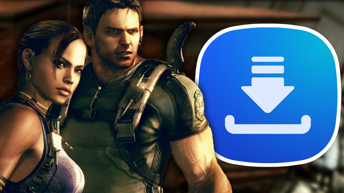 Eine Bildmontage, welche die beiden Charaktere Sheva Alomar und Chris Redfield aus Resident Evil 5 zeigt.