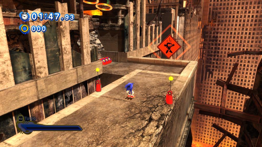 Ein Screenshot aus Sonic x Shadow Generations.