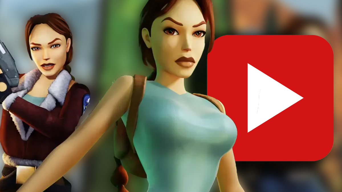 Eine Bildmontage mit Lara Croft aus der ersten Tomb Raider Remastered-Trilogie.