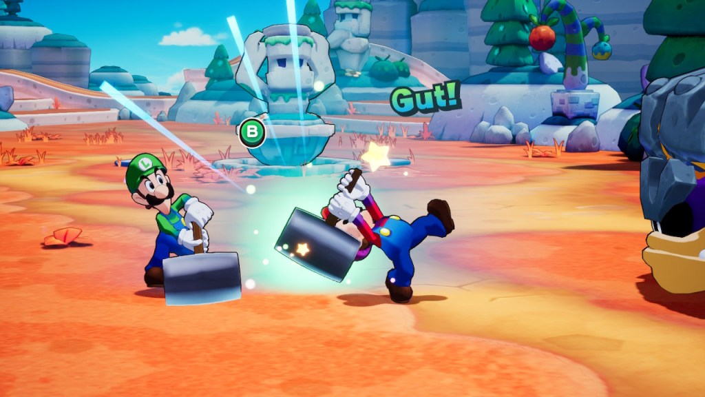 Ein Screenshot aus Mario & Luigi: Brothership.