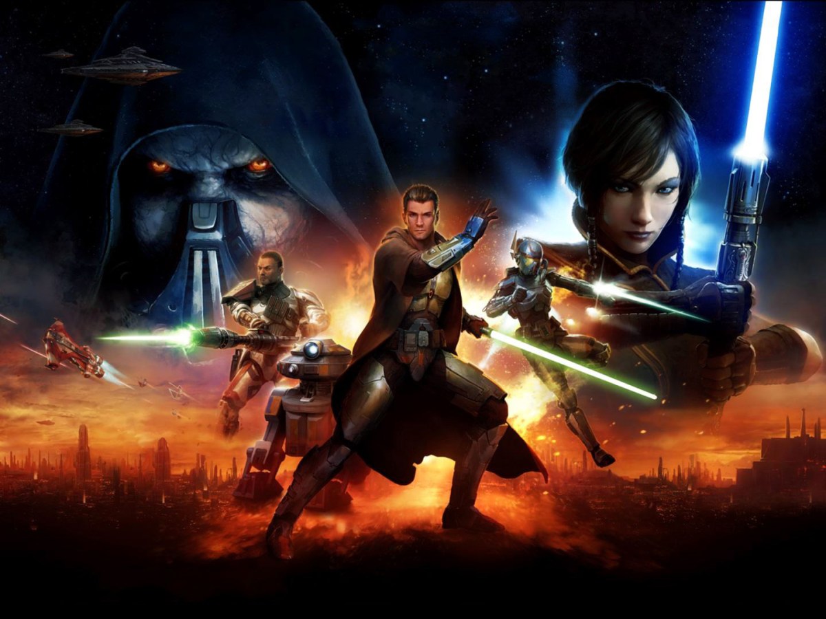 Artwork zu Star Wars: The Old Republic mit Jedi-Charakteren