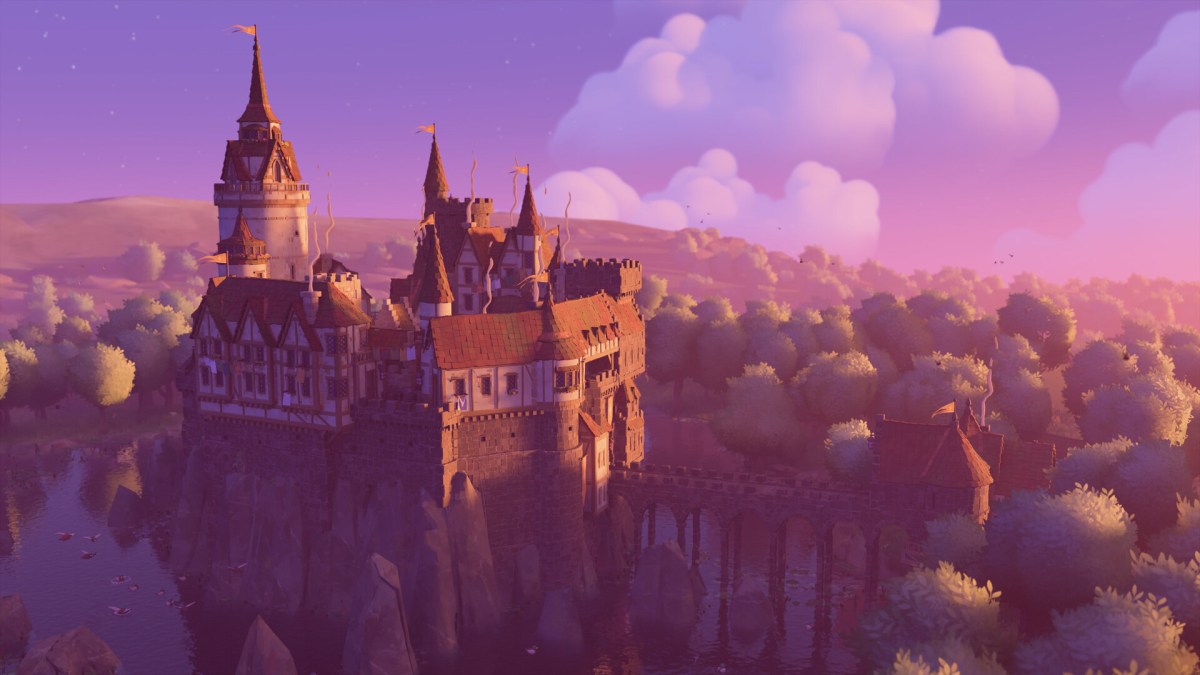 Ein hübsches Schloss aus Tiny Glade