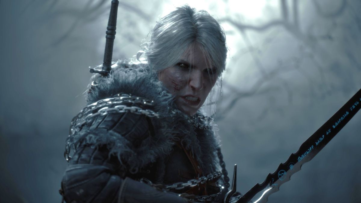 Offizieller Screenshot aus dem The Witcher 4-Trailer
