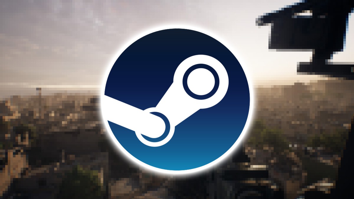 Screenshot aus Delta Force: Black Hawk Down kombiniert mit dem Logo von Steam.