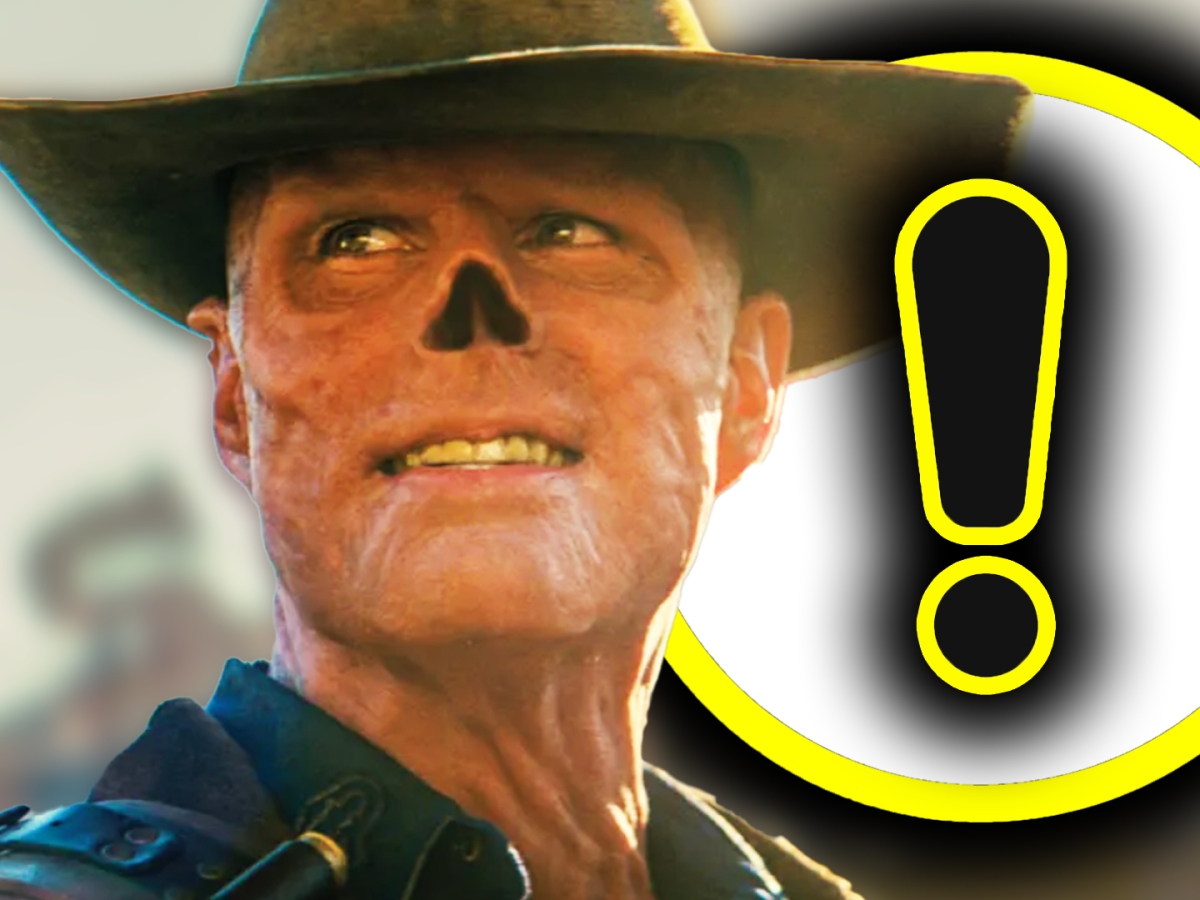 Eine Bildmontage, die einen männlich gelesenen Charakter aus der Fallout-Serie zeigt.