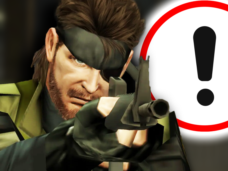 Eine Bildmontage, die Solid Snake aus der Metal Gear Solid HD Collection zeigt.