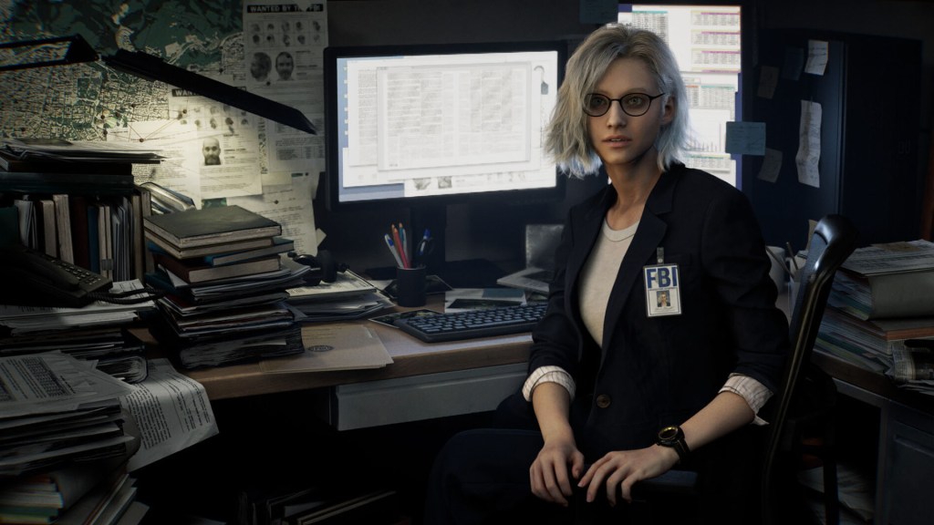 Ein Screenshot zu Resident Evil Requiem, der Protagonistin Grace Ashcroft zeigt.