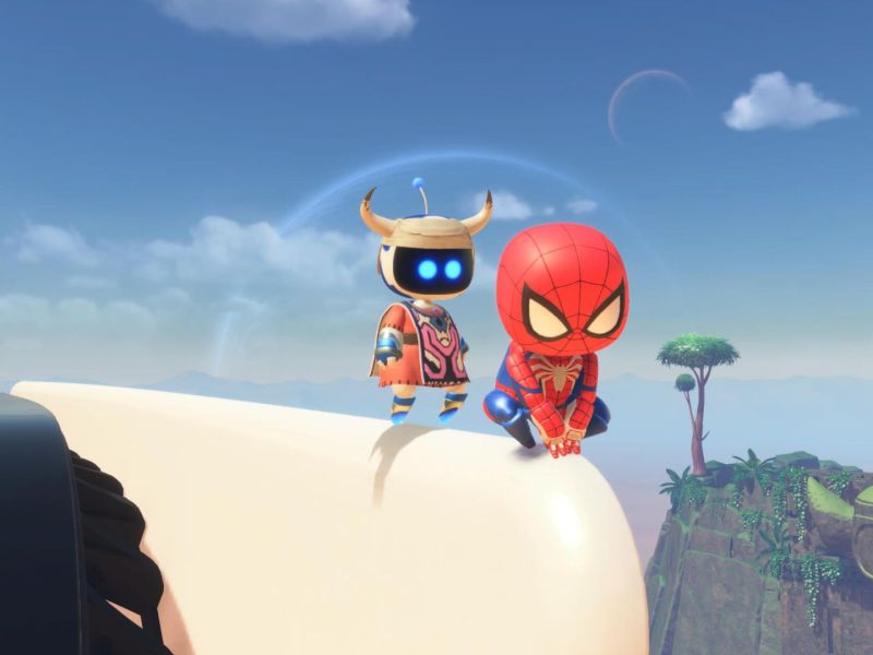 Astro Bot als Ico zusammen mit Spidey-Bot