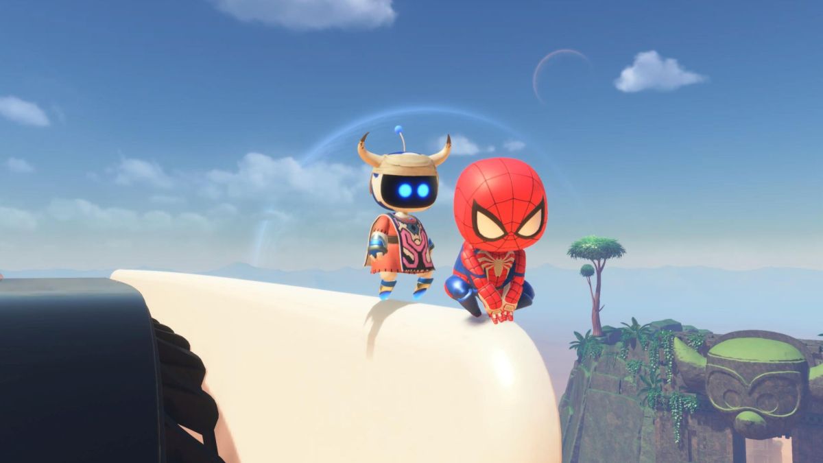 Astro Bot als Ico zusammen mit Spidey-Bot