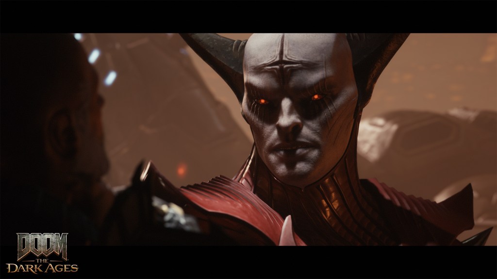 Screenshot aus Doom: The Dark Ages aus einer Zwischensequenz.