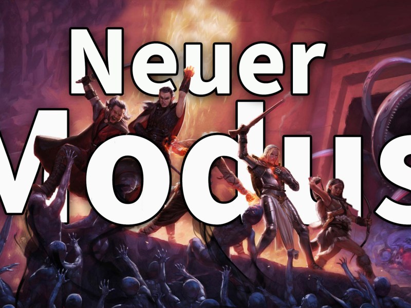 Ein Screenshot von Pillars of Eternity mit weißer Schrift.