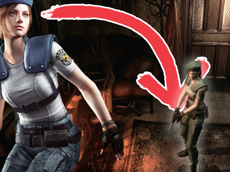 Eine Bildmontage zu Resident Evil.