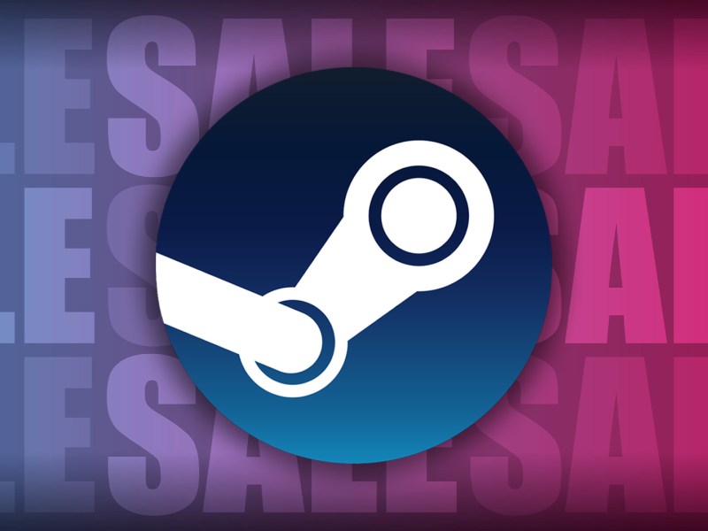 Steam Logo mit dem Wort 