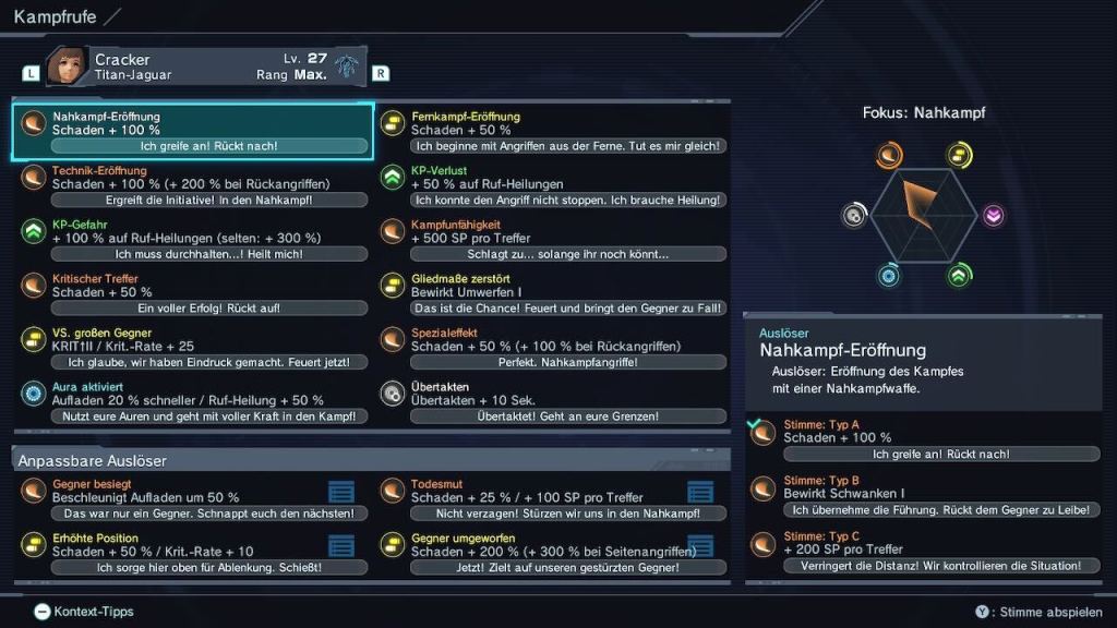 Ein Screenshot aus der Xenoblade Chronicles X Definitive Edition.