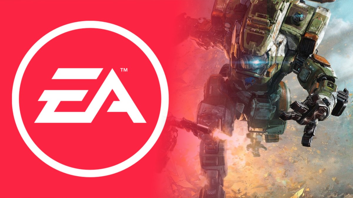 Eine Collage aus dem EA Logo und Titanfall 2.