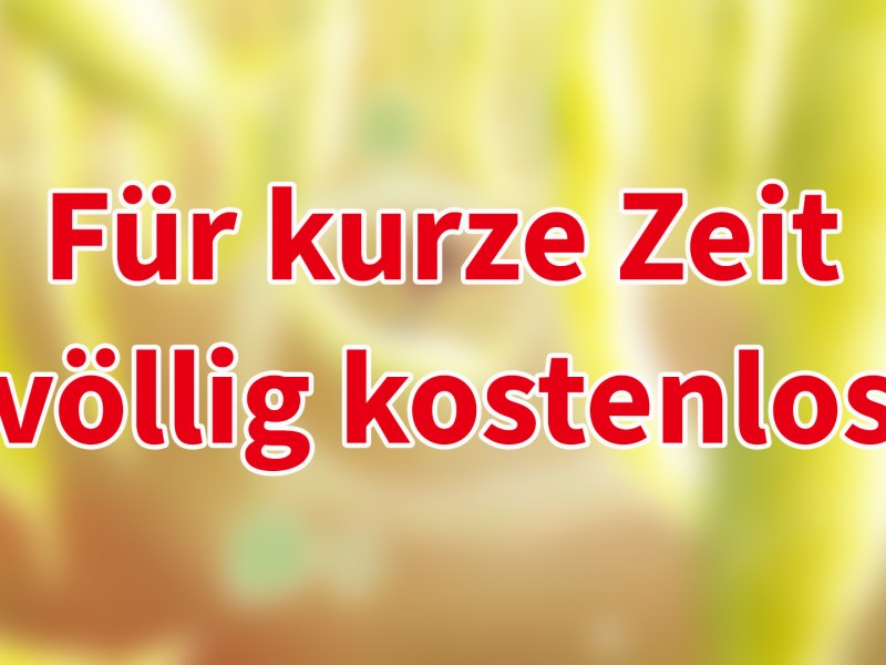 Ein Screenshot von Botanicula mit dem Schriftzug für kurze Zeit völlig kostenlos.