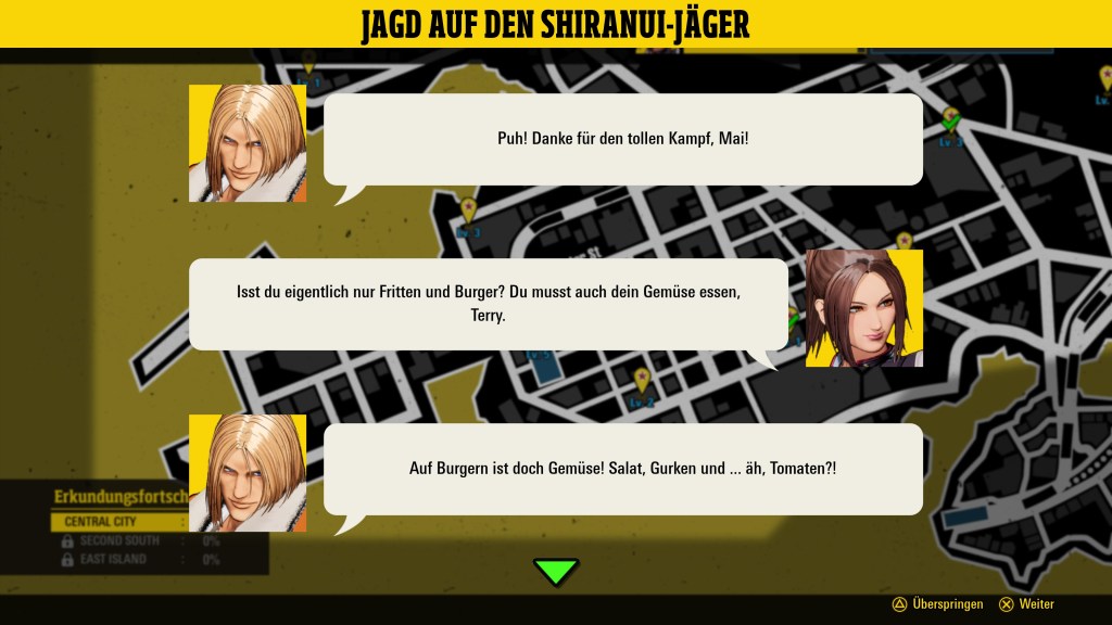 Screenshot aus Fatal Fury: City of the Wolves