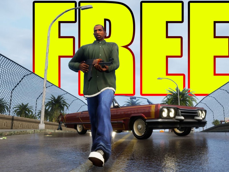 Eine Bildmontage zu GTA San Andreas.