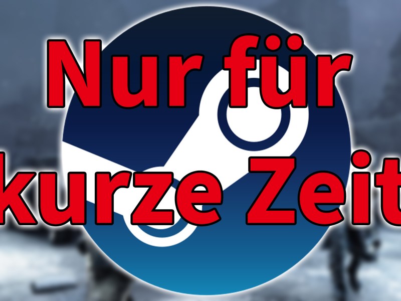 Ein Screenshot von Metro 2033 mit dem Steam Logo drauf.