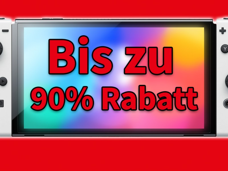 Eine Nintendo Switch OLED mit Text darauf.