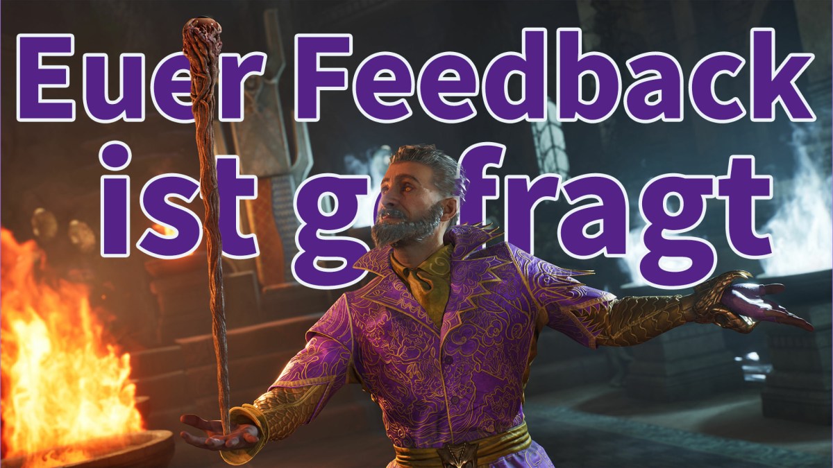 Ein Screenshot von Oblivion mit lilaner Schrift.