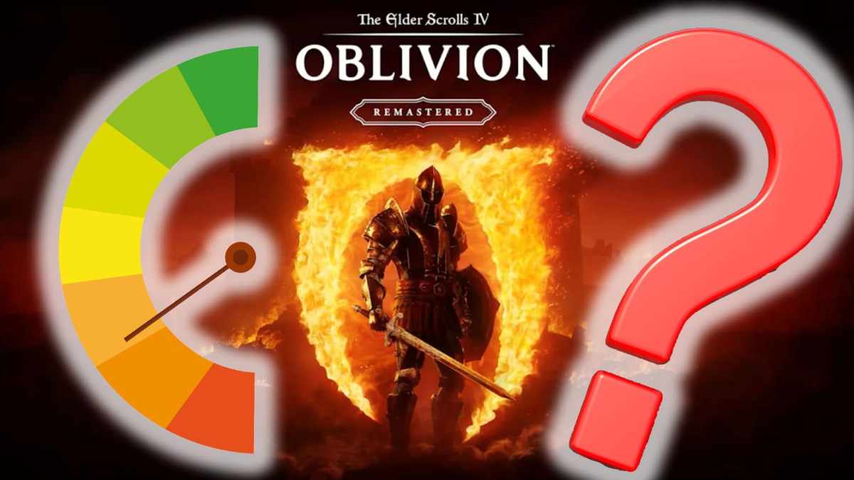 Eine Bildmontage zu Oblivion Remastered.