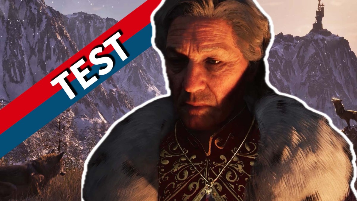 Screenshot aus The Elder Scrolls Oblivion Remastered mit Kaiser Uriel im Vordergrund. Bild mit dem Testbanner von 4P versehen.