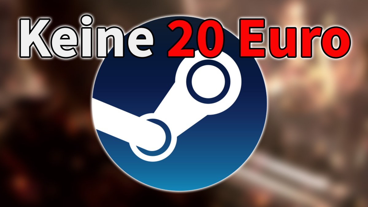 Das Steam-Logo, davor ein Schriftzug.