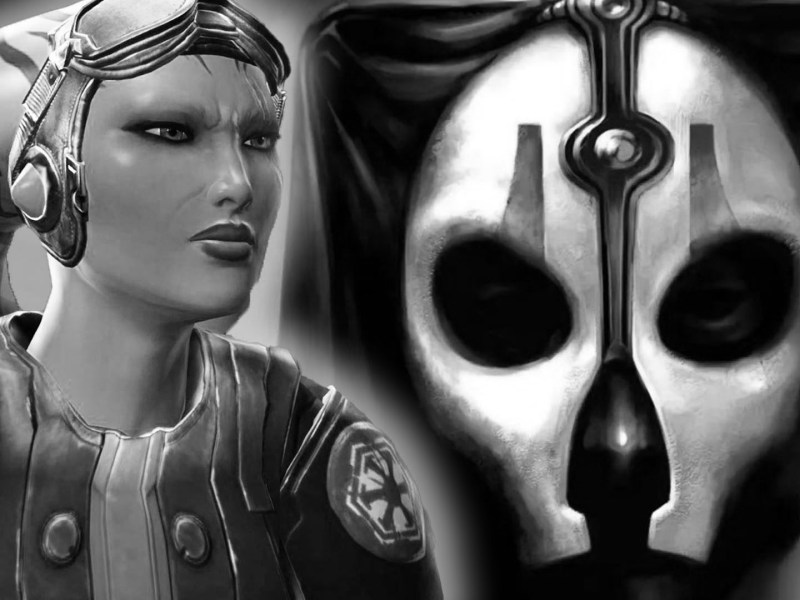 Eine Bildmontage zu Star Wars-Spielen.