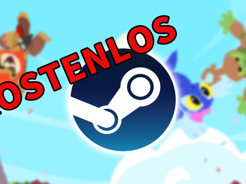 Screenshot aus dem Spiel Dreams of Aether versehen mit dem Steam Logo und 