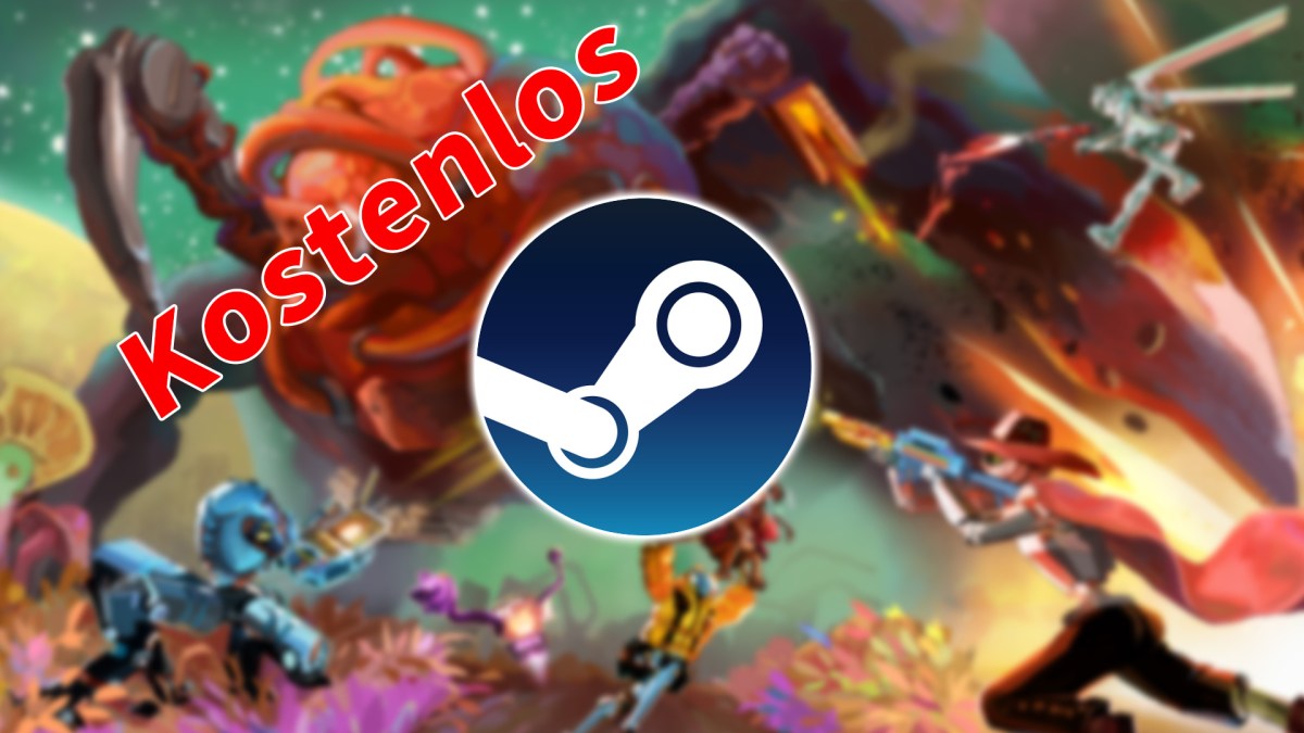 Artwork aus dem Spiel Mycopunk, versehen mit dem Steam-Logo und dem Schriftzug