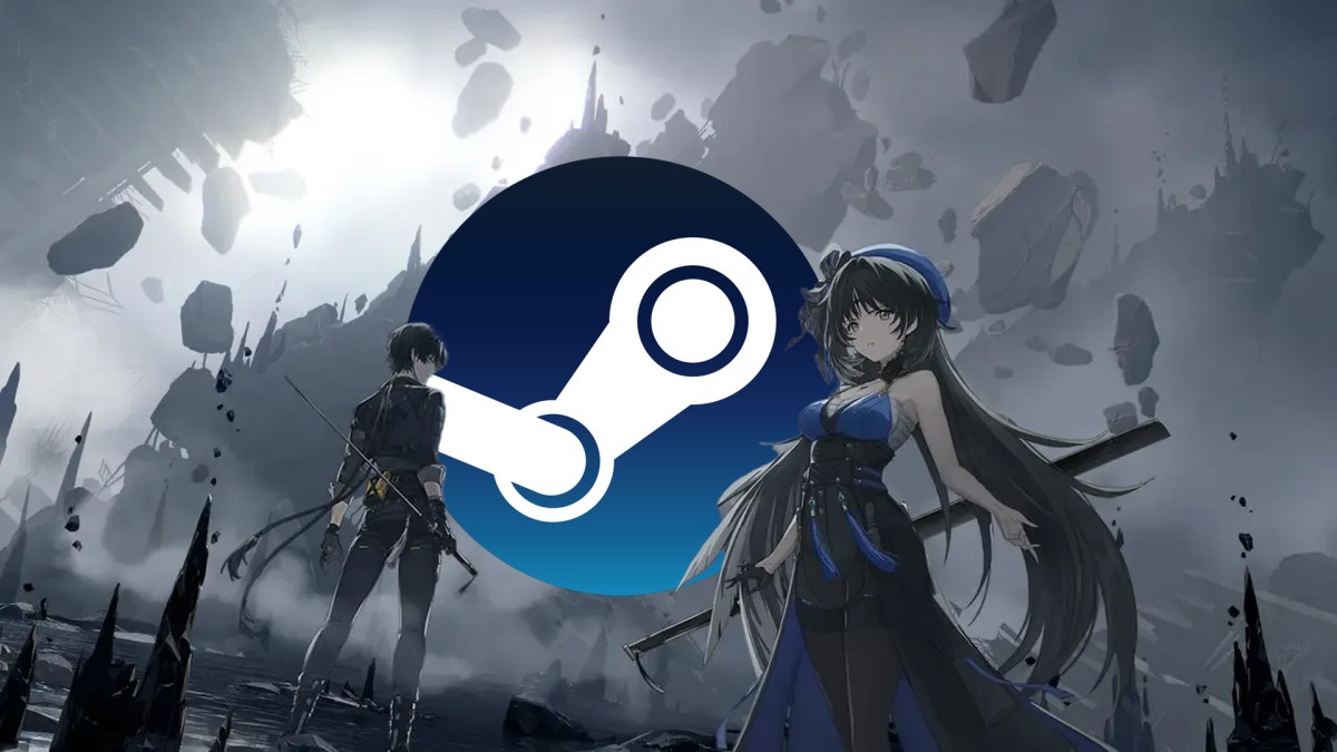 Wuthering Waves Artwork mit dem Steam-Logo