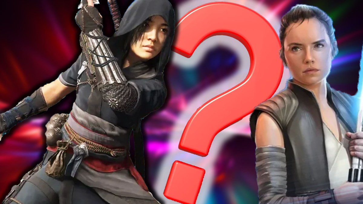 Eine Bildmontage zu Star Wars und Assassin's Creed.