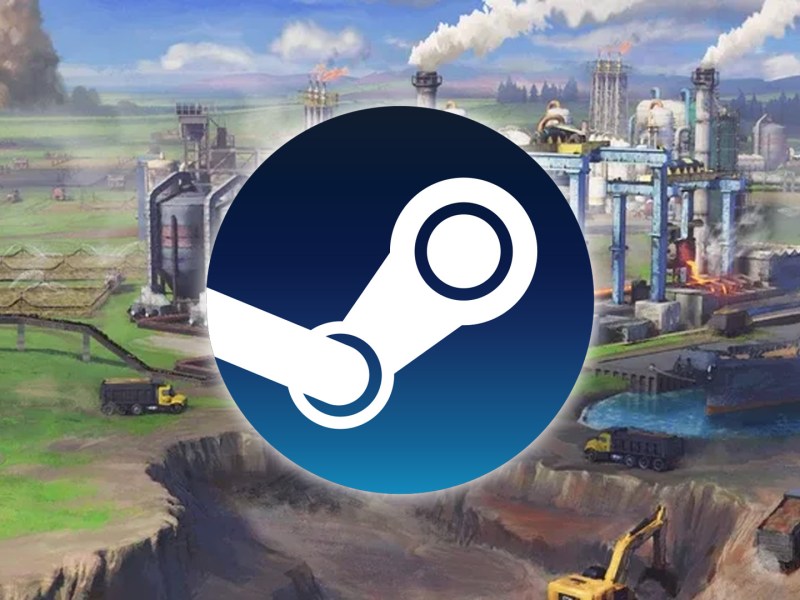 Bild zu Captain of Industry und das Steam Logo