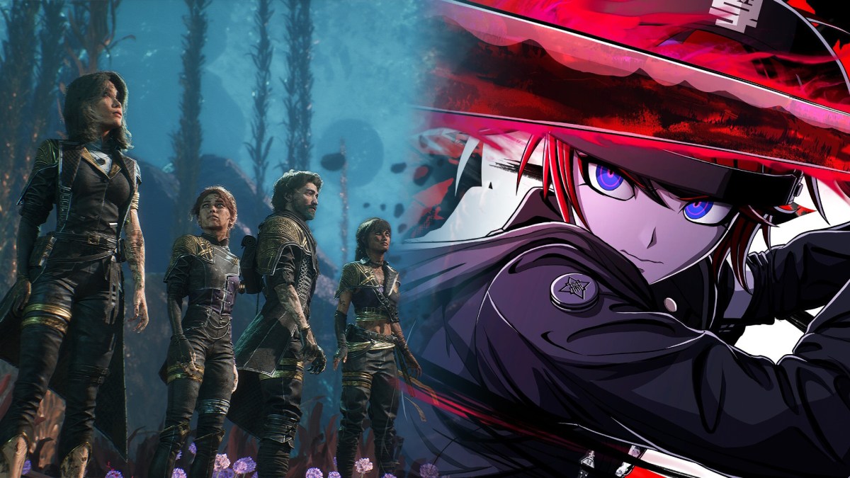 Eine Collage aus Clair Obscur: Expedition 33 und The Hundred Line -Last Defense Academy-.