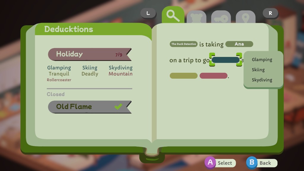 Ein Screenshot aus Duck Detective 2.