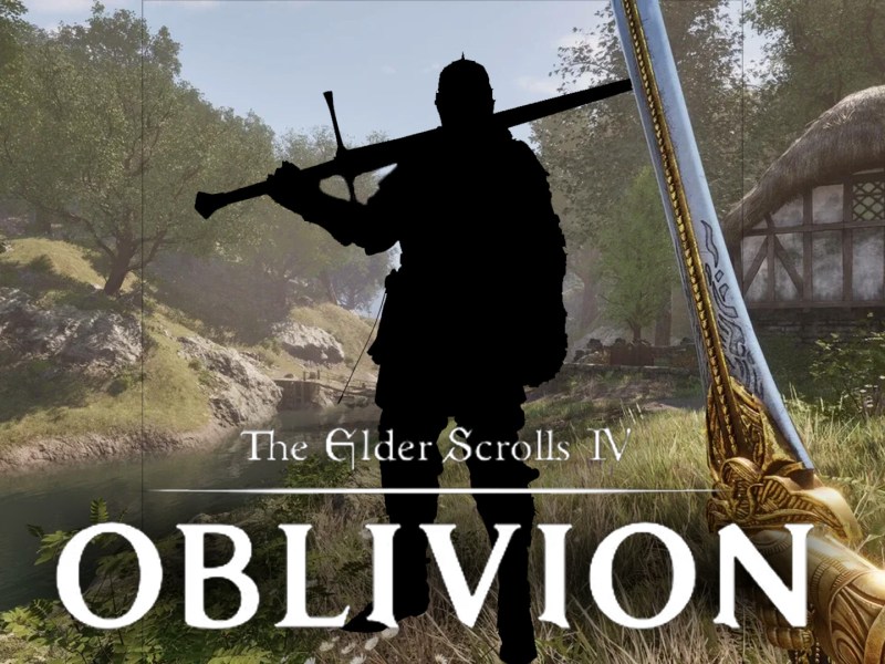Silhouette eines NPCs in The Elder Scrolls 4: Oblivion Remastered