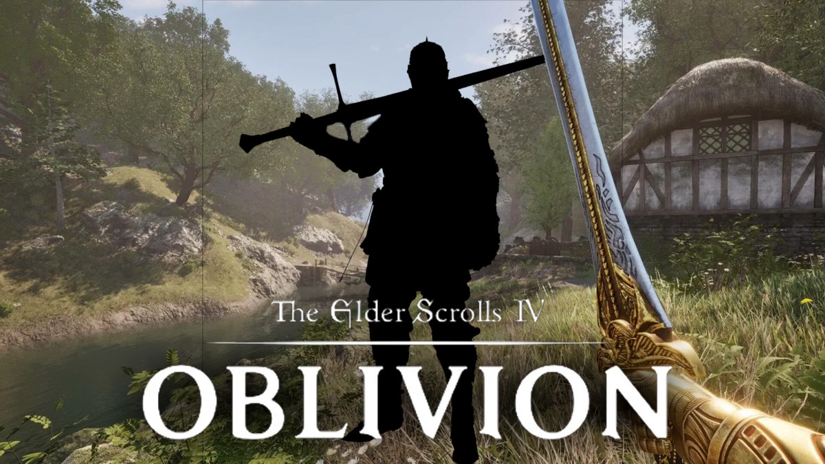 Silhouette eines NPCs in The Elder Scrolls 4: Oblivion Remastered