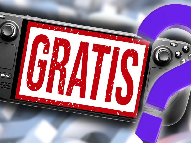 Eine Bildmontage zum Gaming-Handheld Steam Deck.