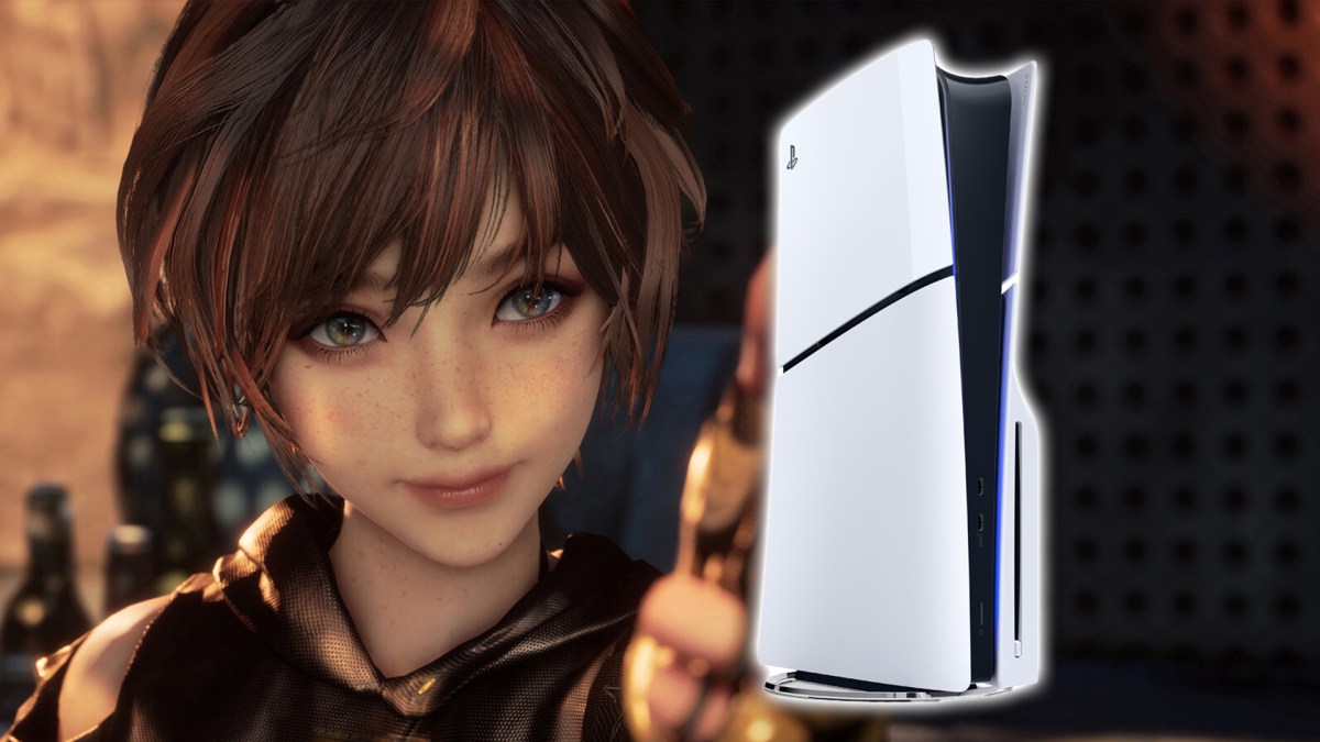 Ein Screenshot aus Stellar Blade mit einer PS5.