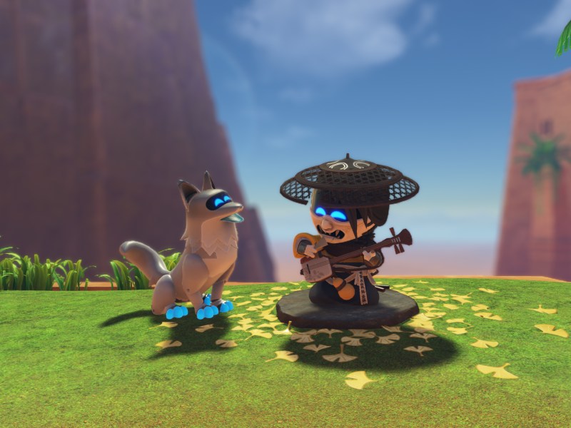 Atsu aus Ghost of Yotei als neuer Bot in Astro Bot