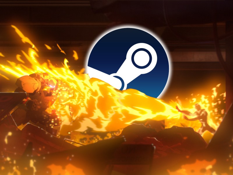 Screenshot aus Dispatch. Versehen mit dem Steam-Logo.