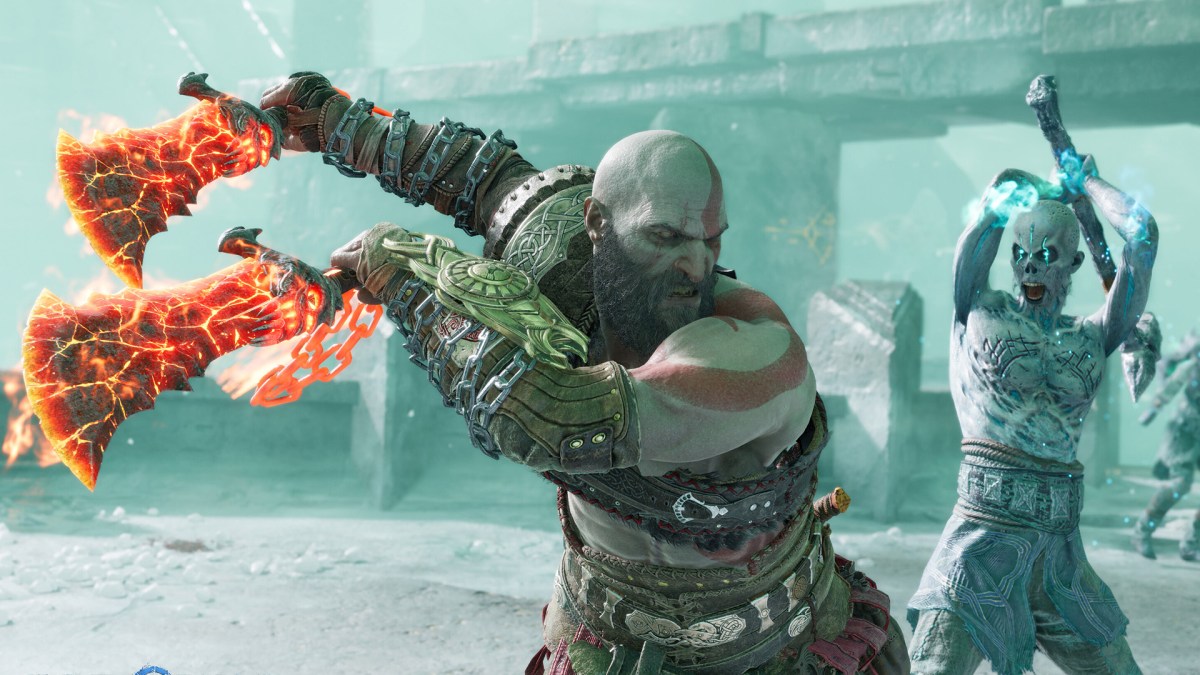 Ein Screenshot von God of War Ragnarök.