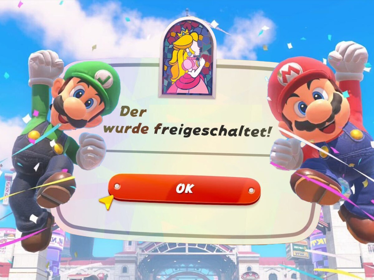 Eine Collage aus Mario Kart World.
